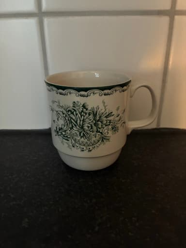 Taza de café verde Anna Rörstrand en venta