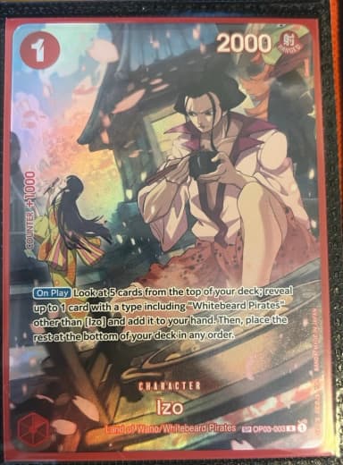 One Piece Izo OP03-003 available