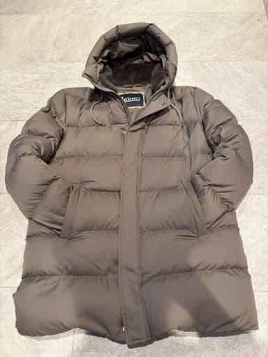 Parka Herno marrón taupe oscuro con plumón