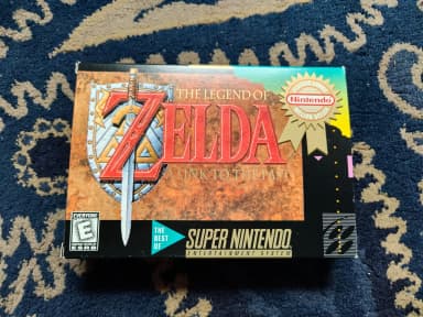 Zelda A Link To The Past Players Choice para SNES