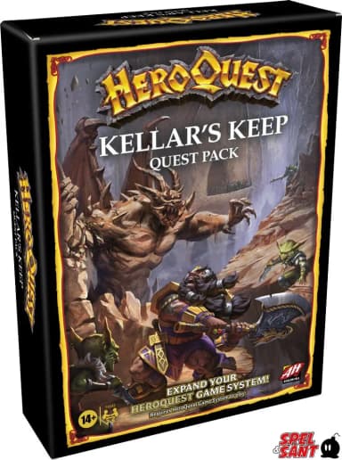 HeroQuest Kellars Keep Quest Pack expansion for board game