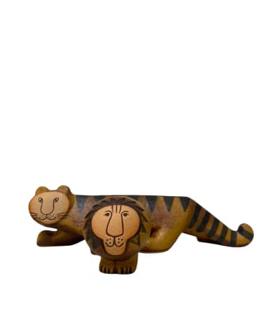 Diseño clásico Tiger y Little Lion de Gustavsberg por Lisa Larson