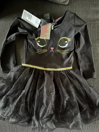 H&M black tulle dress size 122/128 for Halloween costume
