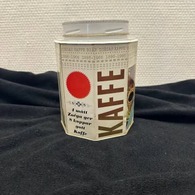 Zoegas coffee in vintage 1960s metal tin