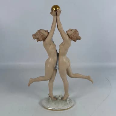 Hutschenreuther Porzellanfigur im Art-Deco-Stil