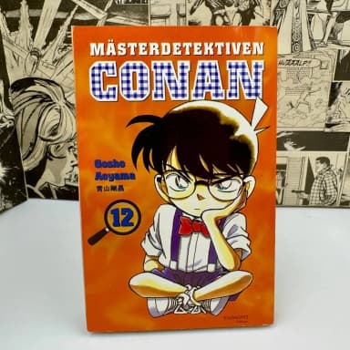 Master Detective Conan manga 12. osa Gosho Aoyamalta ruotsiksi
