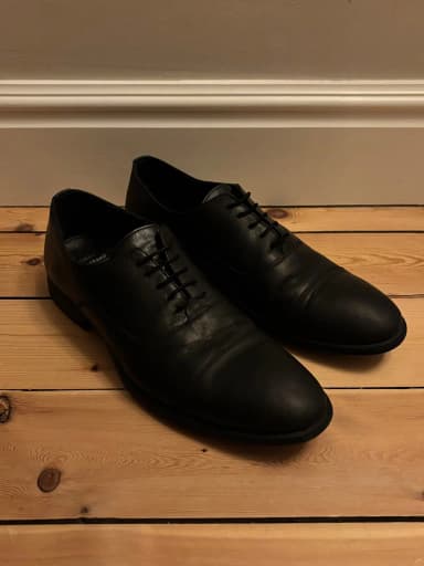 Marstrand men's black leather shoes size 44