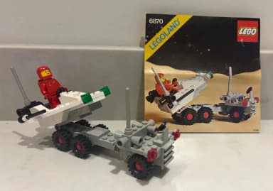 LEGO 6870 Space Lunar Patrol Craft mit Anleitung