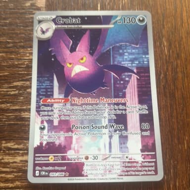 Crobat 93/86 Chaos Rising Pokemon-kortti huutokaupassa