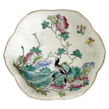Tongzhi-Marke chinesische Porzellanschale aus der Periode 1862-1874