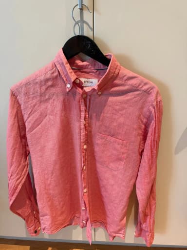 Eton dunkelrosa Slim-Fit-Hemd Größe 39