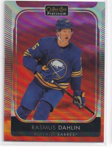 Carta de hockey 2021-22 O-Pee-Chee Platinum Sunset Rasmus Dahlin