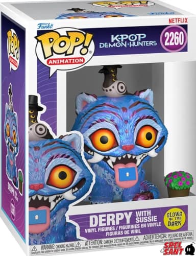 Figura de vinilo Derpy y Sussie de KPop Demon Hunters