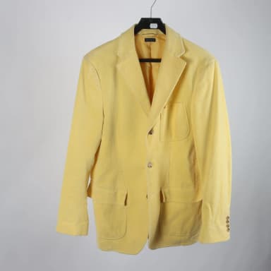 Gelber Polo Ralph Lauren Cord-Blazer Größe M