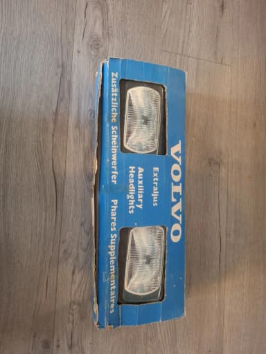 Raro juego de luces antiniebla halógenas Volvo/Cibié 95 completo NOS en caja ori