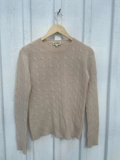 Soft Goat beige cashmere sweater size S