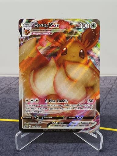 Carta Pokémon Eevee Vmax SWSH087 promo arte completo de Black Star Promos