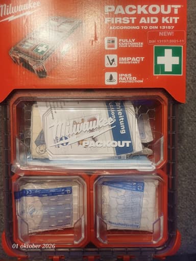 Milwaukee Packout botiquín de primeros auxilios - bolsa de primeros auxilios