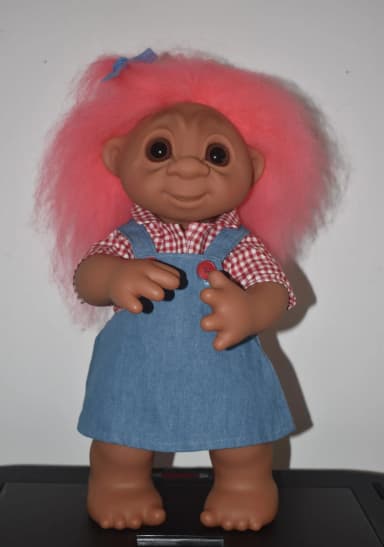 Gran figura de troll de Thomas el Tren de la colección vintage
