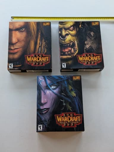 Warcraft III Reign of Chaos große Box für PC und Mac