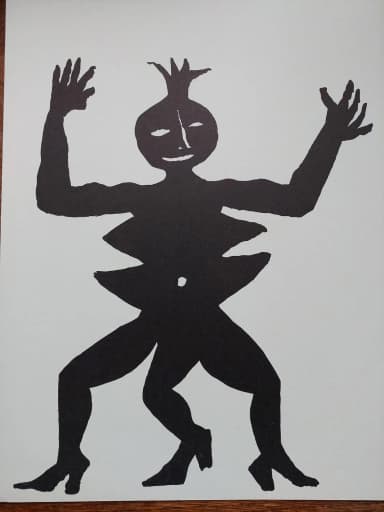 Litografía original de Alexander Calder, edición París 1975