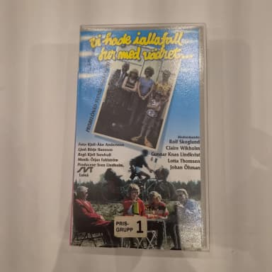 Vi Hade I Alla Fall Tur Med Vädret VHS-nauha