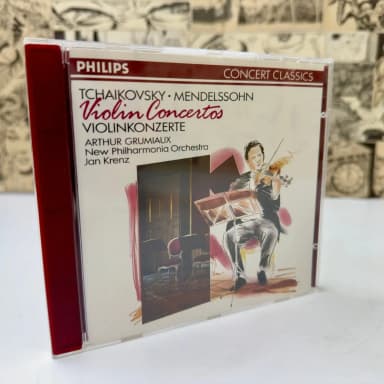 Tchaikovsky und Mendelssohn Violinkonzerte mit Arthur Grumiaux auf CD