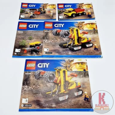 LEGO City 60188 Mining Experts -ohje