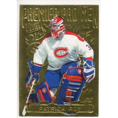 Carta de hockey 1994-95 Ultra Premier Pad Men #6 Patrick Roy