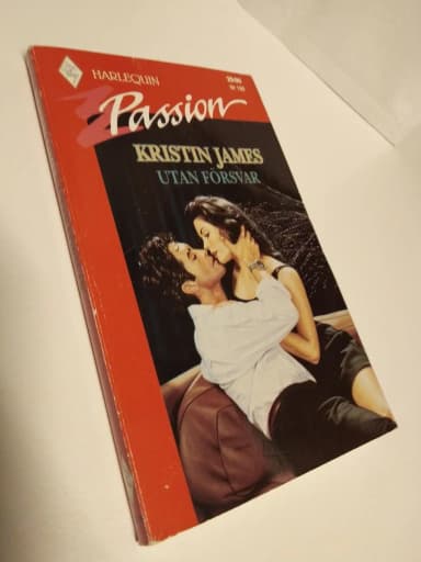 Libro Harlequin Passion de Kristin James en muy buen estado