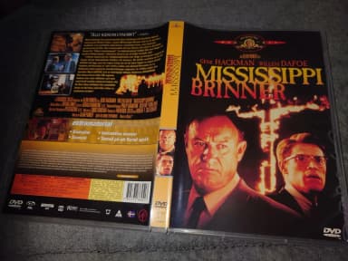 Mississippi brinner -elokuva Gene Hackmanilla ja Willem Dafoella
