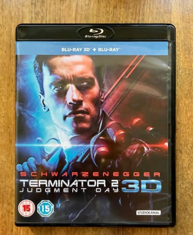 Terminator 2: Judgment Day 3D Blu-ray in neuwertigem Zustand