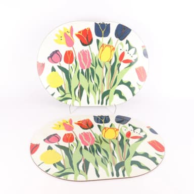 Juego de 2 manteles individuales tulipán de Josef Frank para Svenskt Tenn