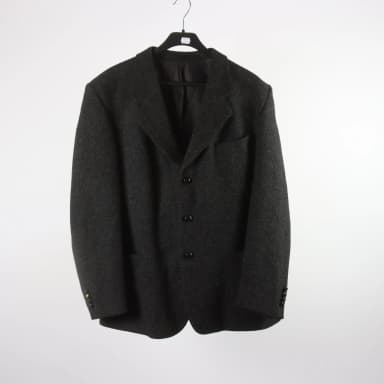 Musta Harris Tweed Cavaliere bleiseri koko 56, 100% villaa