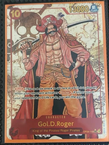 One Piece Gol.D.Roger OP09-118 collectible figure