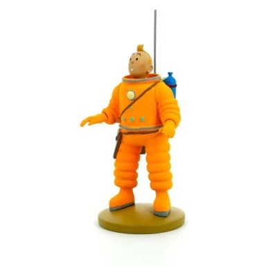 Figura de Tintín con traje espacial