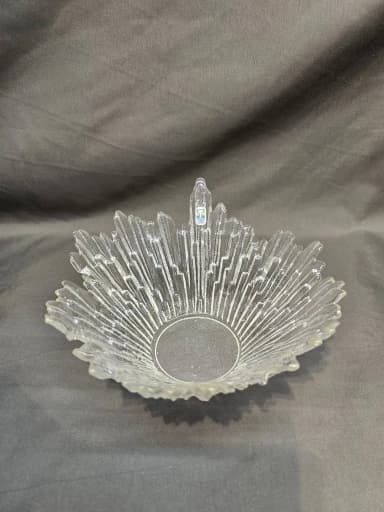 Retro Glas Schale von Höganäs Glasbruk zu verkaufen