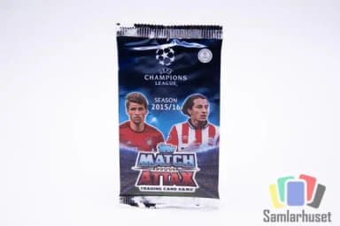 Paquete de cartas de fútbol Champions League 2015/16 nuevo en Suecia