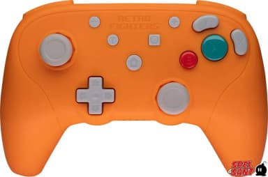 RetroFighters BattlerGC kabelloser Gamecube-Controller in Orange