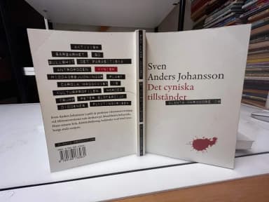 The cynical state -kirja Sven Anders Johanssonilta, erittäin hyvässä kunnossa