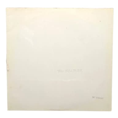 Disco de vinilo The Beatles White Album 1968 edición UK