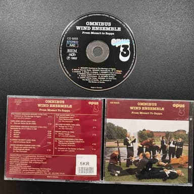 Omnibus Wind Ensemble CD mit Werken von Mozart bis Zappa