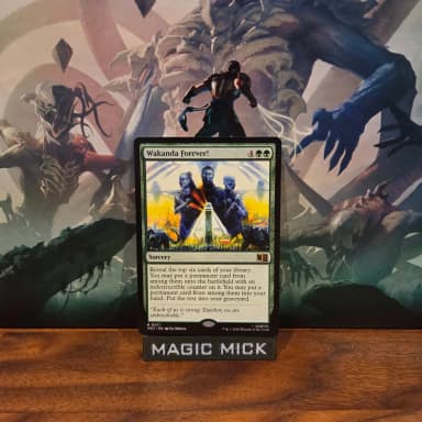 Wakanda Forever! #71 MSC Magic-Karte grüne Zauberei