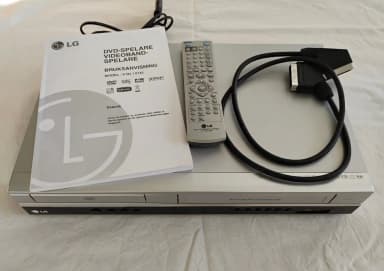 LG DVD-Player mit VHS-Rekorder Modell V181/V161 in Schweden