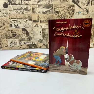 Kolme Nelly Rapp -kirjaa: Monsteriakademia ja Frankenstein