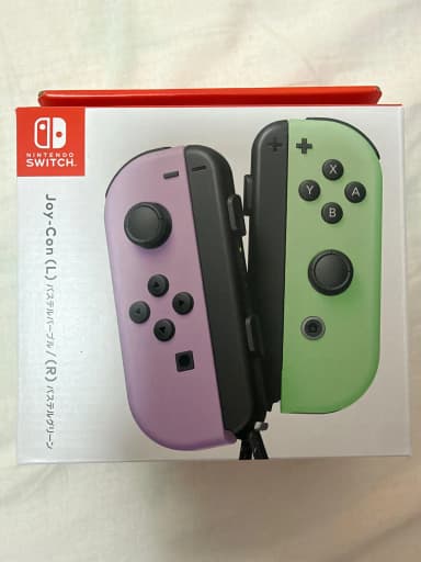 Nintendo Switch Joy-Con in Pastelllila und Pastellgrün