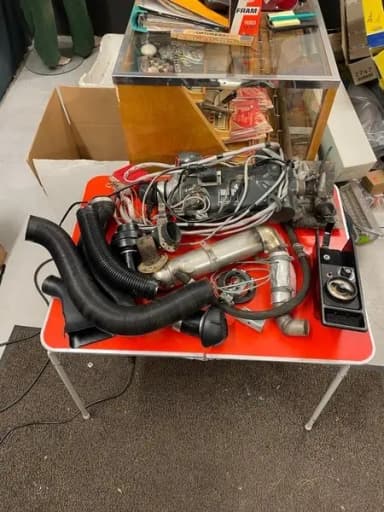 Volvo 240 con sistema de calefacción Eberspächer