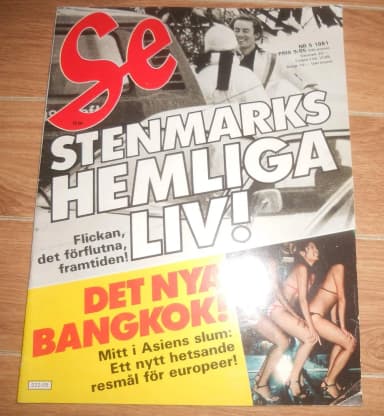 Revistas vintage de los 80 con Romy Schneider e Ingemar Stenmark