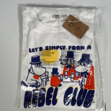 Camiseta blanca Moomin Arabia talla S/M