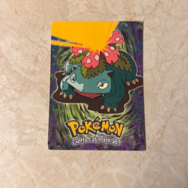 Venusaur Pokémon trading card available
